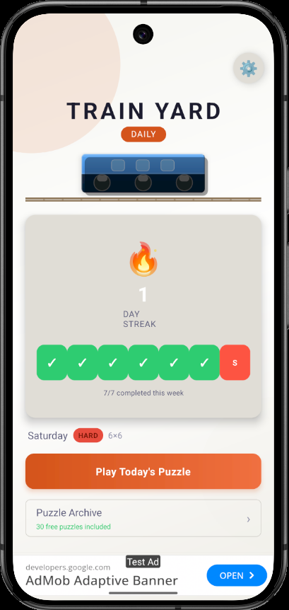 Daily puzzle home